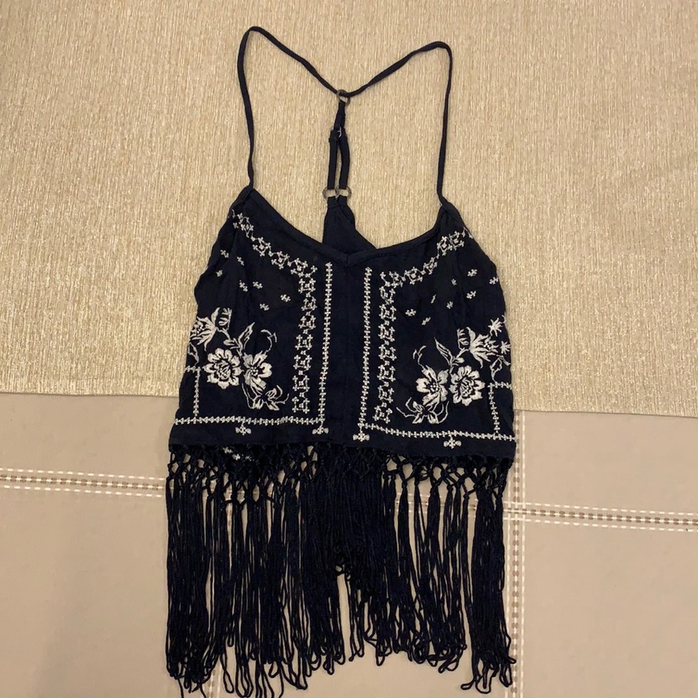 HOLLISTER FRINGE CROP